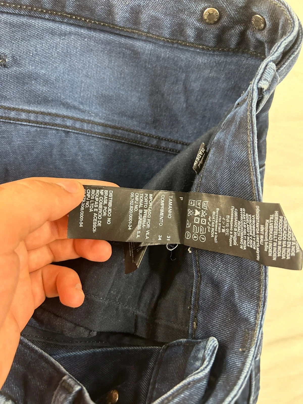 Navy blue G-Star RAW denim jeans size W 31 L34 – photo 12